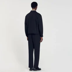 Manteaux & Blousons*SANDRO Blouson Zippé Noir