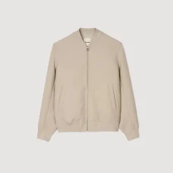 Manteaux & Blousons*SANDRO Blouson Zippé Ficelle