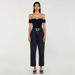 Pulls & Cardigans|Tops & Chemises*SANDRO Body épaules Dénudées Noir