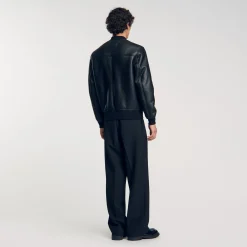 Manteaux & Blousons*SANDRO Bomber En Shearling Noir