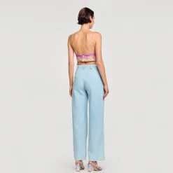 Tops & Chemises*SANDRO Brassière Imprimée Rouge / Bleu
