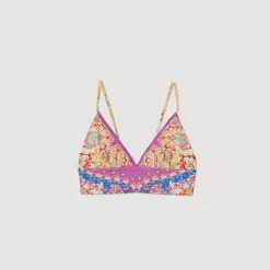 Tops & Chemises*SANDRO Brassière Imprimée Rouge / Bleu