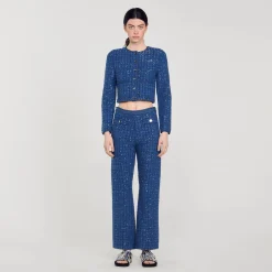 Ensembles|Pulls & Cardigans*SANDRO Cardicoat Court Bleu