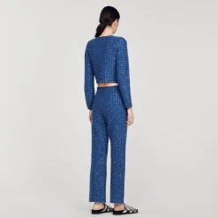 Ensembles|Pulls & Cardigans*SANDRO Cardicoat Court Bleu