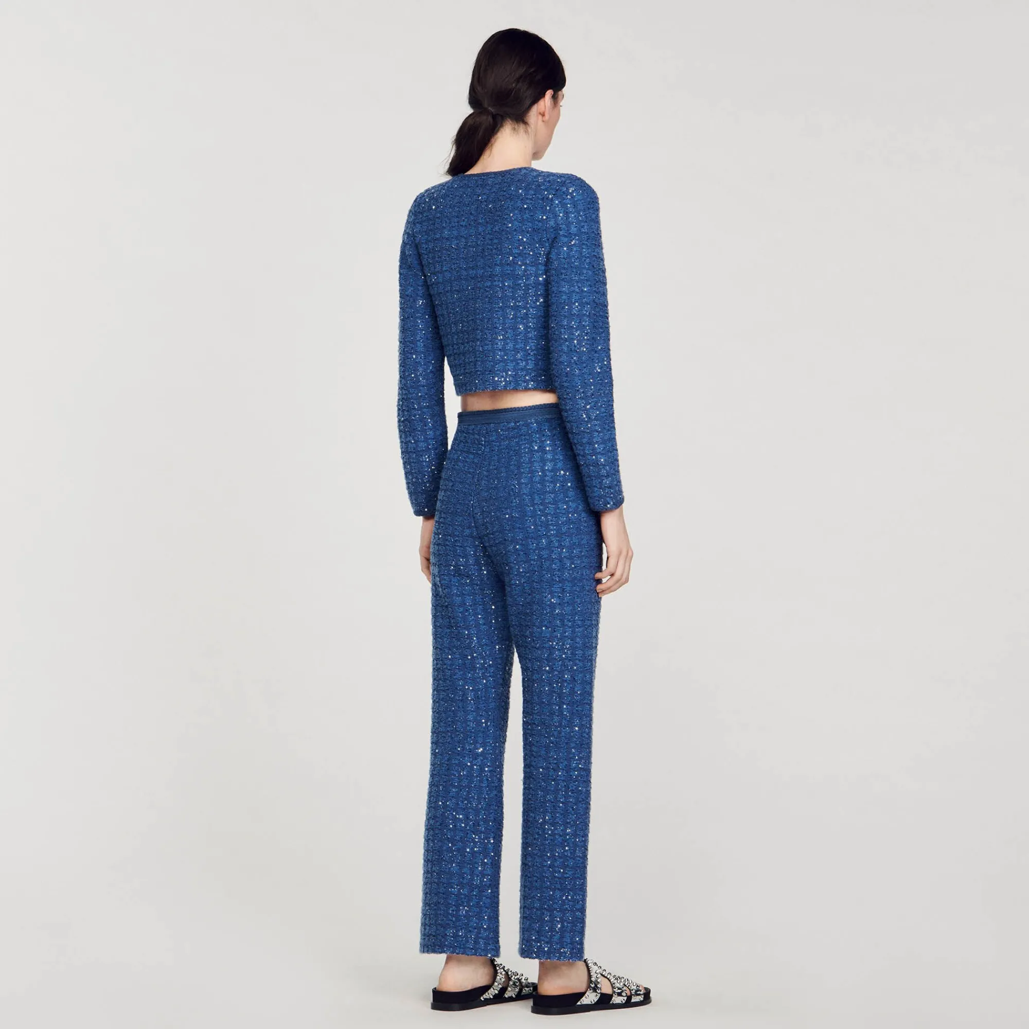 Ensembles|Pulls & Cardigans*SANDRO Cardicoat Court Bleu