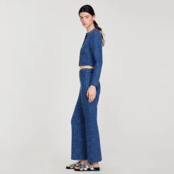 Ensembles|Pulls & Cardigans*SANDRO Cardicoat Court Bleu
