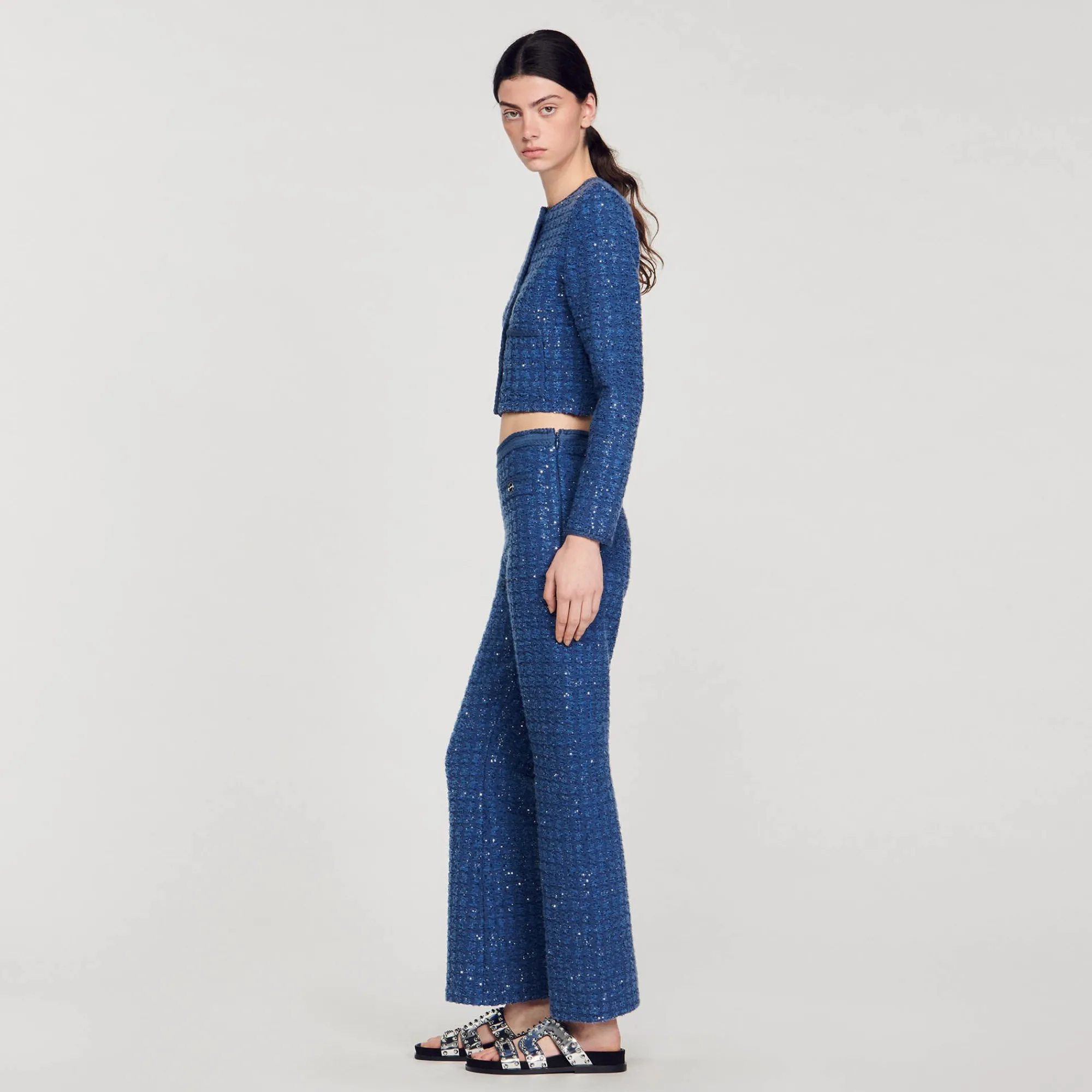 Ensembles|Pulls & Cardigans*SANDRO Cardicoat Court Bleu