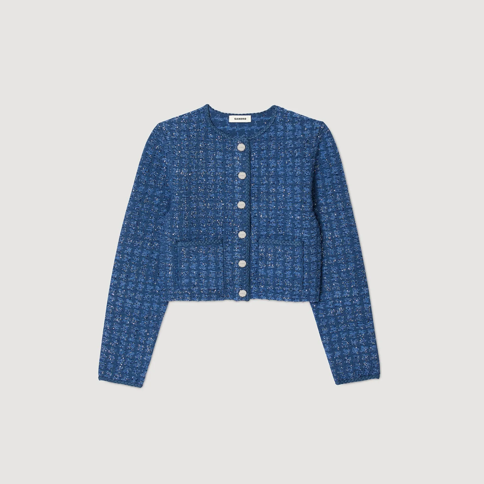 Ensembles|Pulls & Cardigans*SANDRO Cardicoat Court Bleu