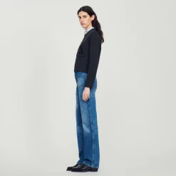 Pulls & Cardigans*SANDRO Cardigan En Laine Certifiée Anthracite