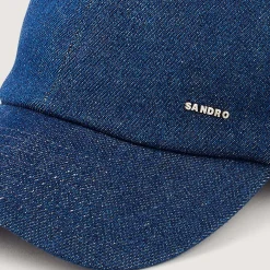 Casquettes & Bobs*SANDRO Casquette En Denim Marine