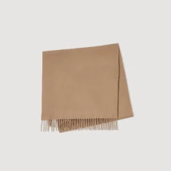 Foulards & Écharpes*SANDRO Écharpe En Laine Et Cachemire Camel