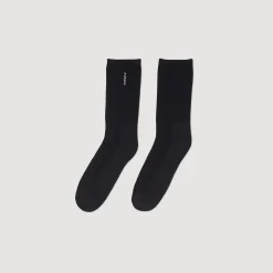 Chaussettes*SANDRO Chaussettes En Coton Noir