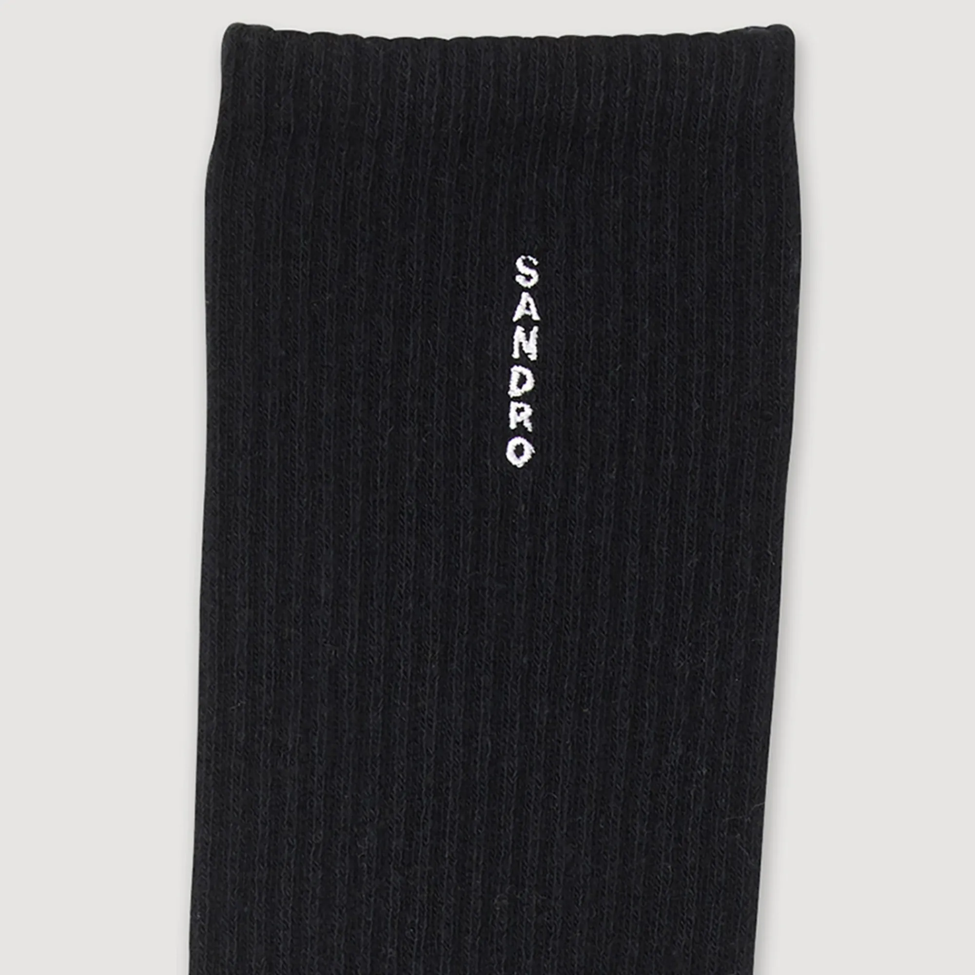 Chaussettes*SANDRO Chaussettes En Coton Noir