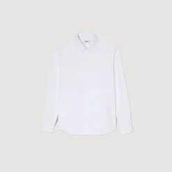 Chemises*SANDRO Chemise à Manches Longues blanc