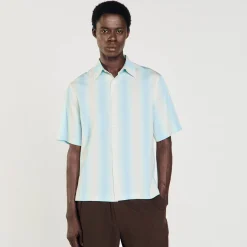 Chemises*SANDRO Chemise à Rayures Bleu