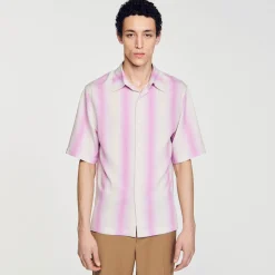 Chemises*SANDRO Chemise à Rayures Rose