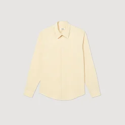 Chemises*SANDRO Chemise Coupe Classique Beige