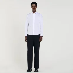 Chemises*SANDRO Chemise En Coton blanc