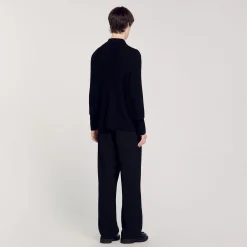 Pulls & Gilets|Chemises*SANDRO Chemise En Maille Noir