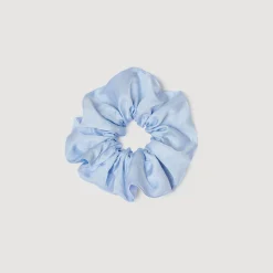 Autres Accessoires*SANDRO Chouchou Satiné Bleu Ciel
