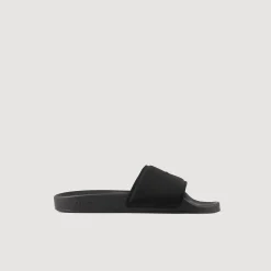Sandales*SANDRO Claquettes En Gomme Noir