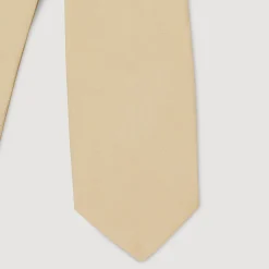 Cravates & Nœuds Papillon*SANDRO Cravate Large Beige