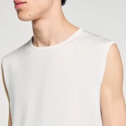 T-Shirts & Polos|Pulls & Gilets*SANDRO Débardeur En Maille Fine Ecru