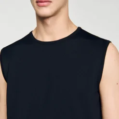 T-Shirts & Polos|Pulls & Gilets*SANDRO Débardeur En Maille Fine Noir