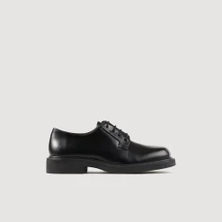 Chaussures De Ville*SANDRO Derbies En Cuir Glacé Noir