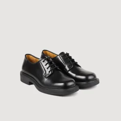 Chaussures De Ville*SANDRO Derbies En Cuir Glacé Noir
