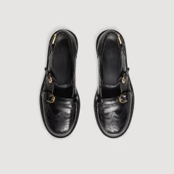 Mocassins & Mules*SANDRO Derbies Ouvertes Multi-boucles Noir