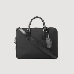 Sacs À Bandoulière|Sacs Business*SANDRO Grand Briefcase En Nylon Noir