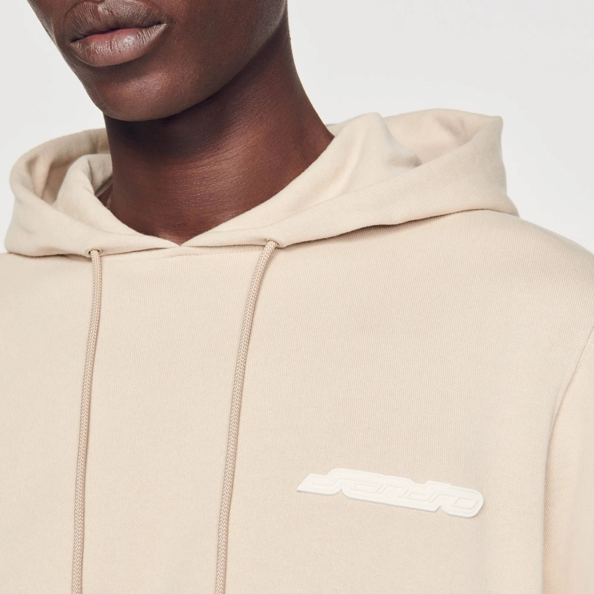 Sweats & Joggings*SANDRO Hoodie à Capuche Beige