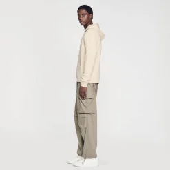 Sweats & Joggings*SANDRO Hoodie à Capuche Beige