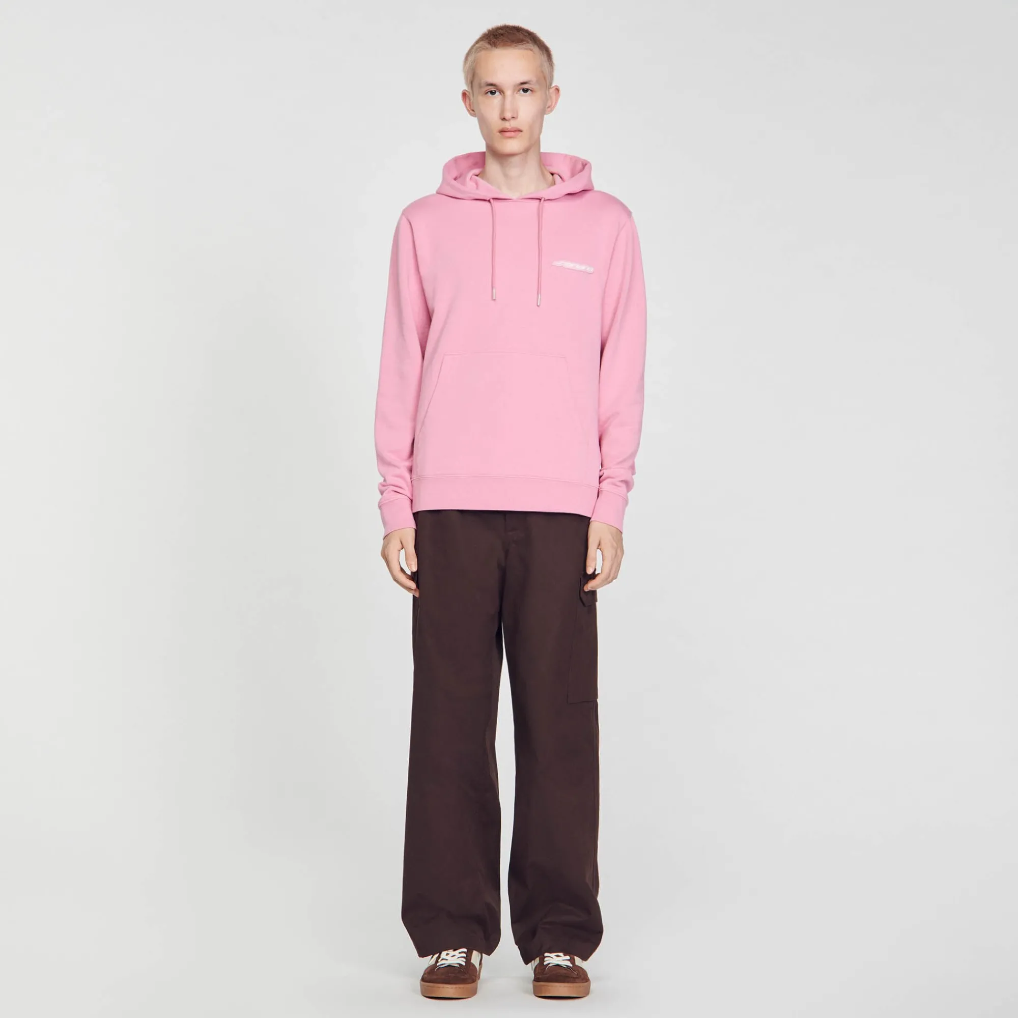 Sweats & Joggings*SANDRO Hoodie à Capuche Rose