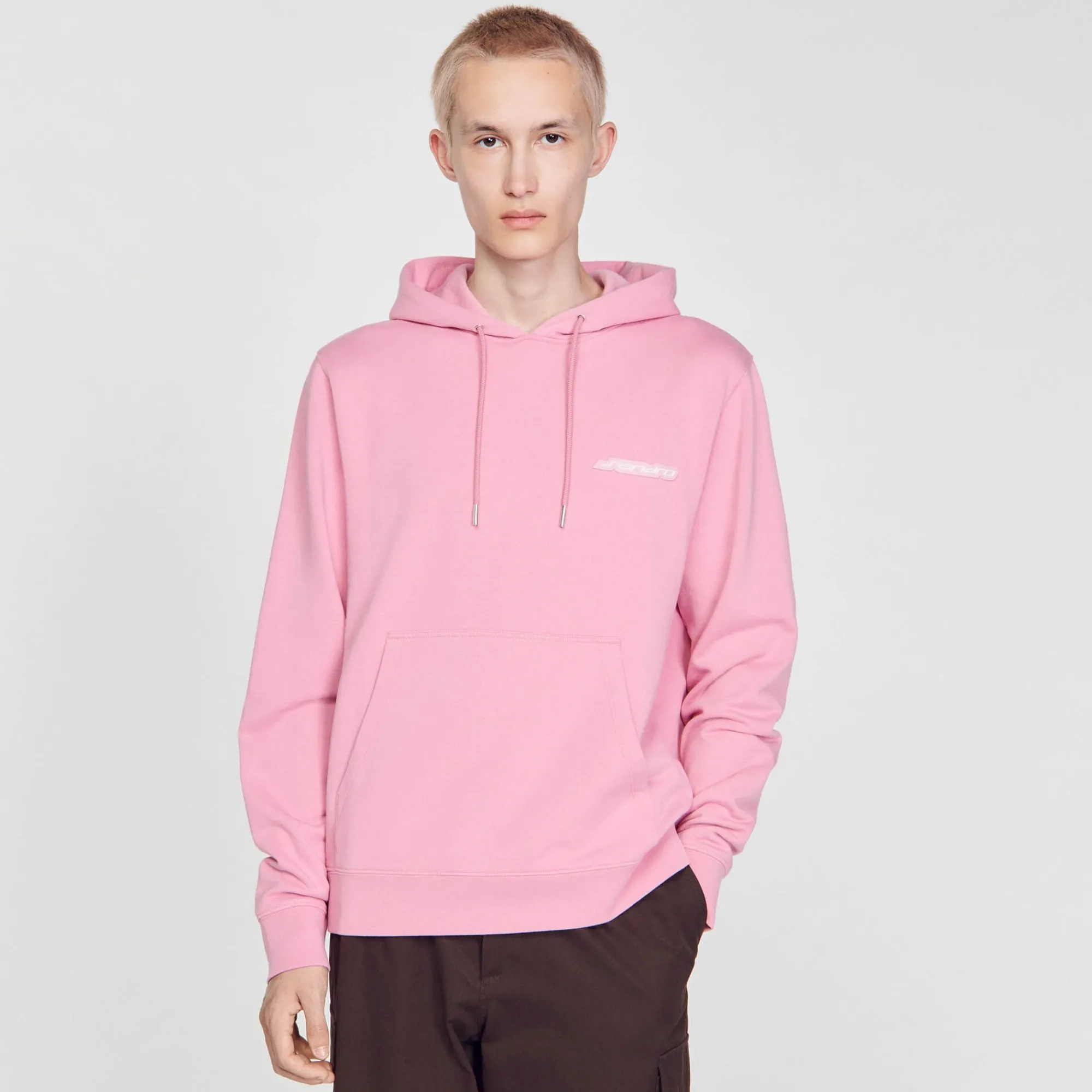 Sweats & Joggings*SANDRO Hoodie à Capuche Rose