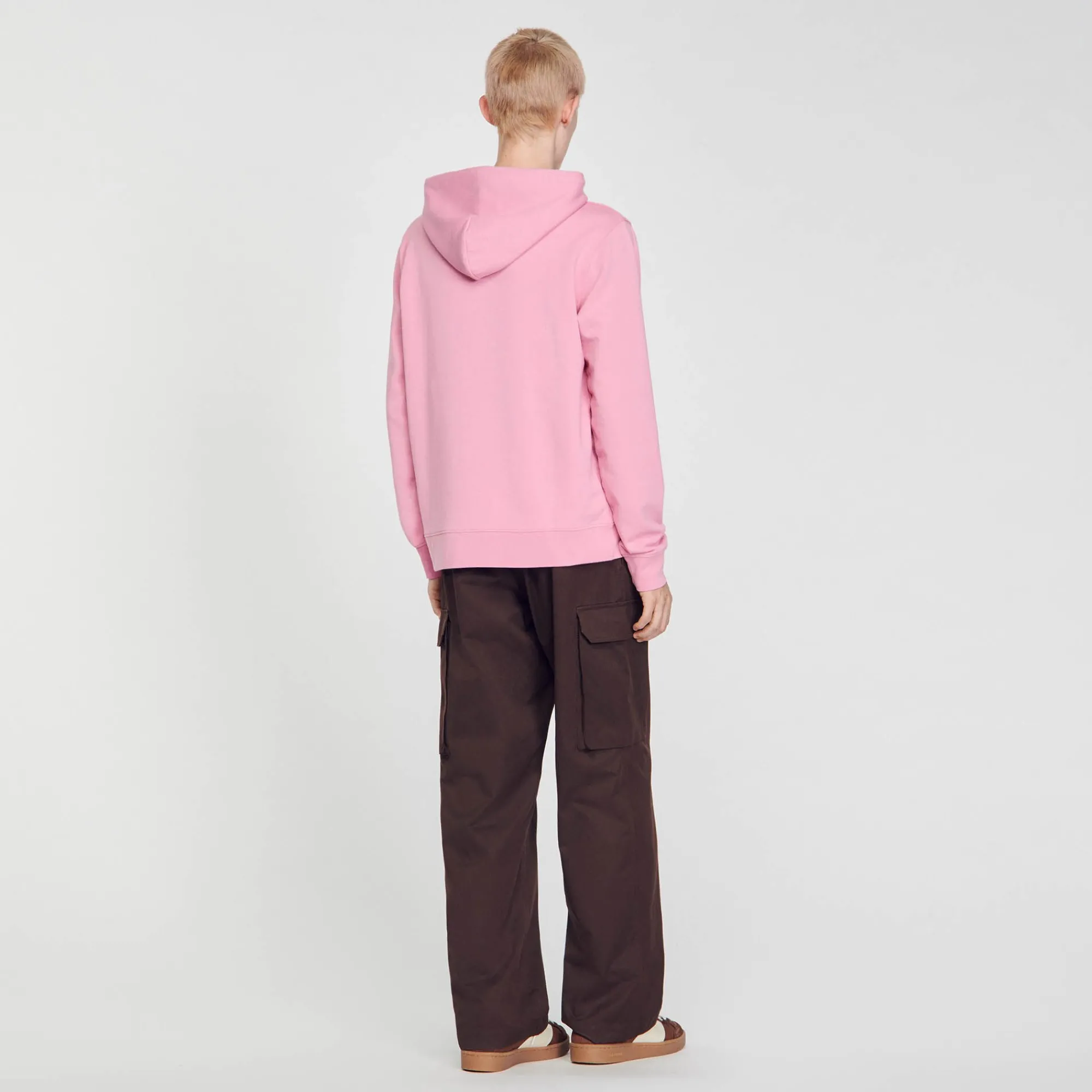 Sweats & Joggings*SANDRO Hoodie à Capuche Rose
