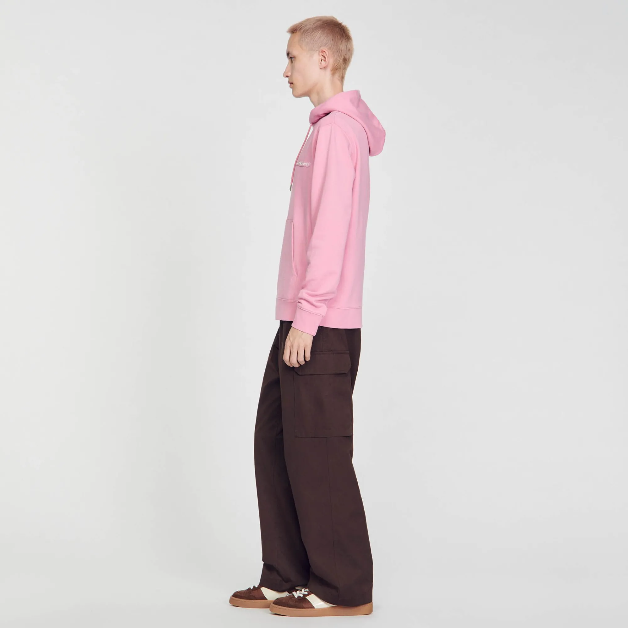 Sweats & Joggings*SANDRO Hoodie à Capuche Rose
