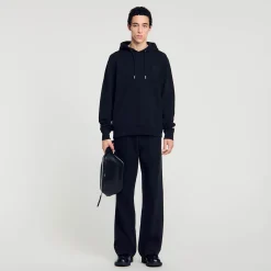 Sweats & Joggings*SANDRO Hoodie à Capuche Noir