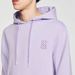 Sweats & Joggings*SANDRO Hoodie à Capuche Lavande