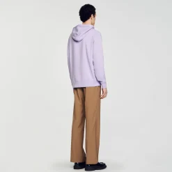 Sweats & Joggings*SANDRO Hoodie à Capuche Lavande