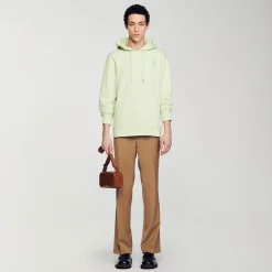 Sweats & Joggings*SANDRO Hoodie à Capuche Anis