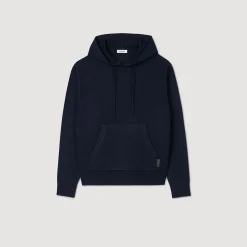 Sweats & Joggings|Pulls & Gilets*SANDRO Hoodie à Capuche Marine