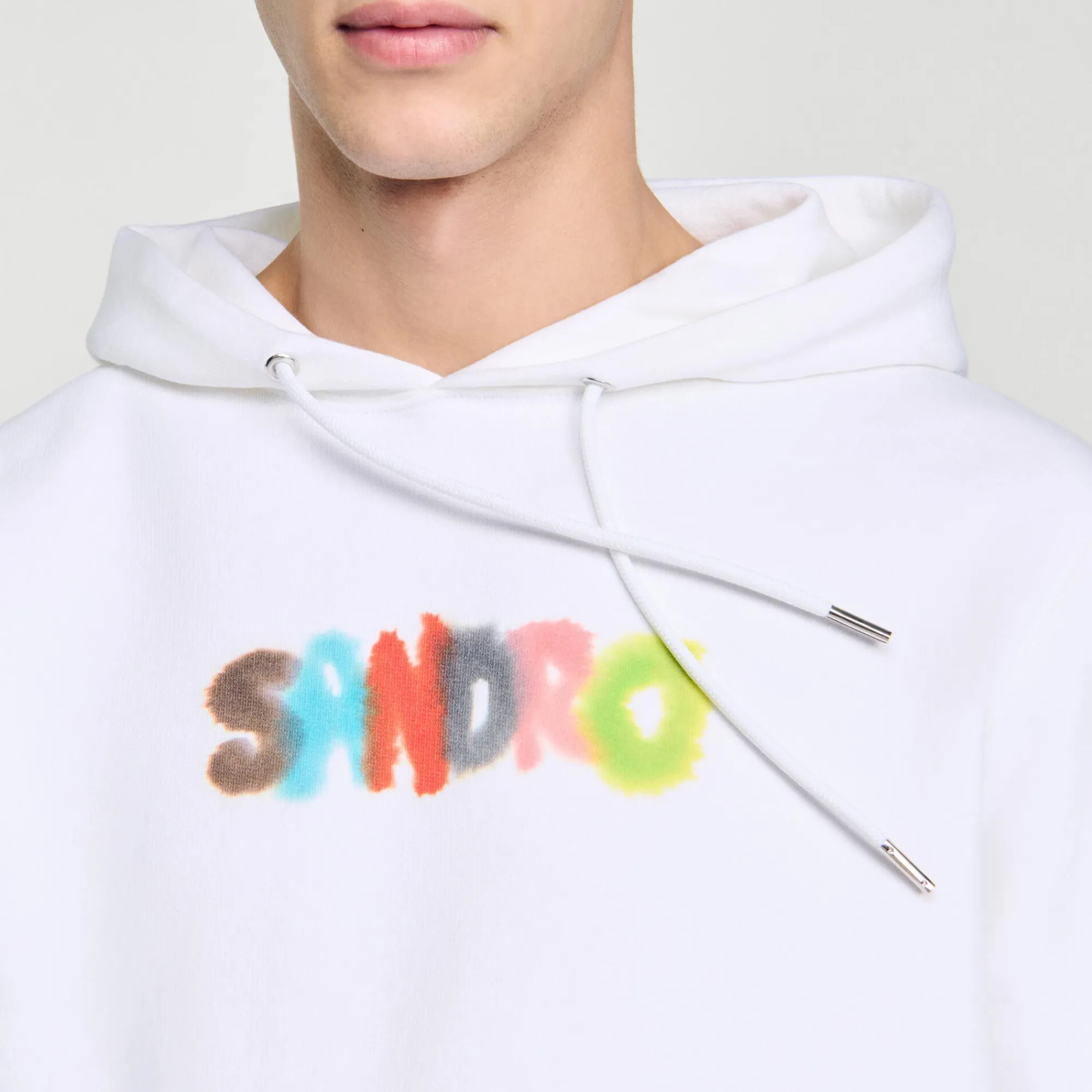 Sweats & Joggings*SANDRO Hoodie à Capuche Wild Animals blanc