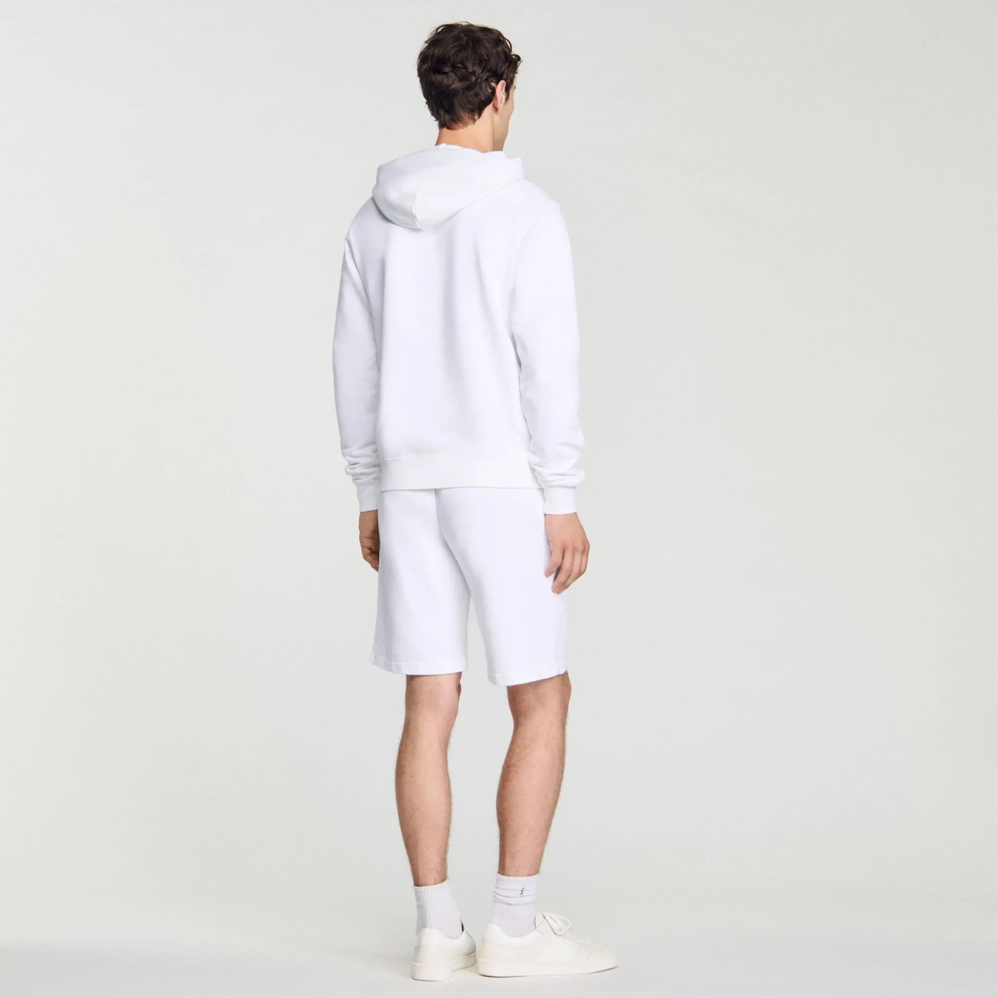 Sweats & Joggings*SANDRO Hoodie à Capuche Wild Animals blanc