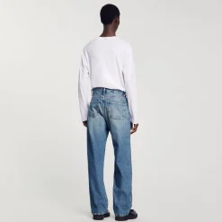 Jeans*SANDRO Jean Baggy Bleu