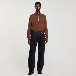 Jeans*SANDRO Jean Baggy Noir