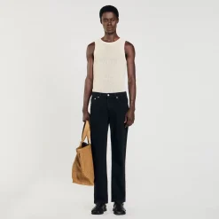 Jeans*SANDRO Jean Coupe Droite Noir