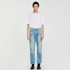 Jeans*SANDRO Jean Délavé Denim