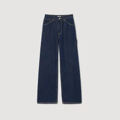 Pantalons & Jeans*SANDRO Jean Large Flare Bleu jean